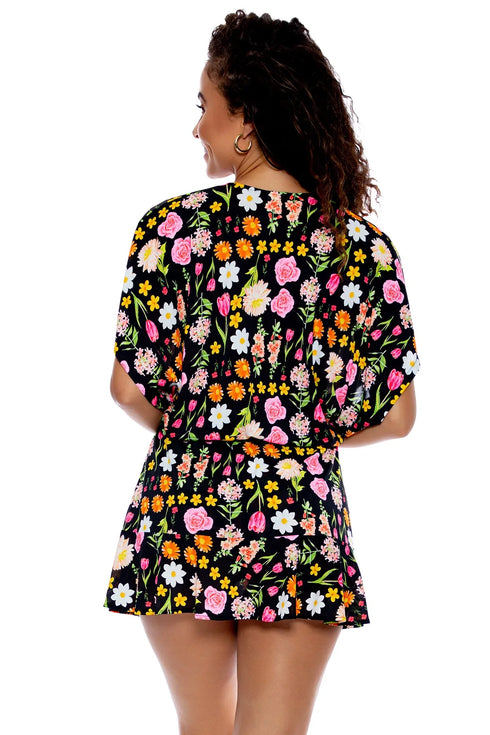 Luli Fama Luli'S Secret Garden Playera V Neck Ruffle Dress
